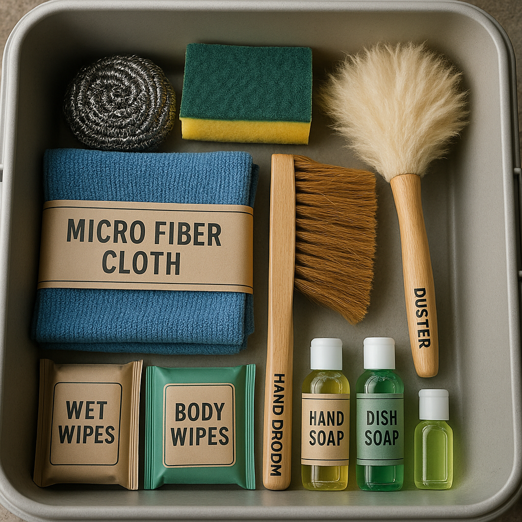 Camping Cleaning Box