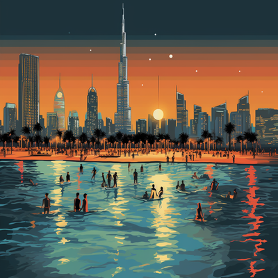 Dive into the Night: Dubai Opens Three New Beaches for After-Dark Swimming