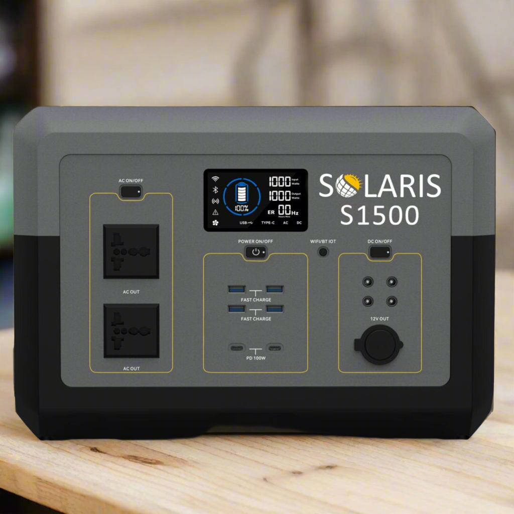Power Station – Solaris 1500W Solar Generator – RENT